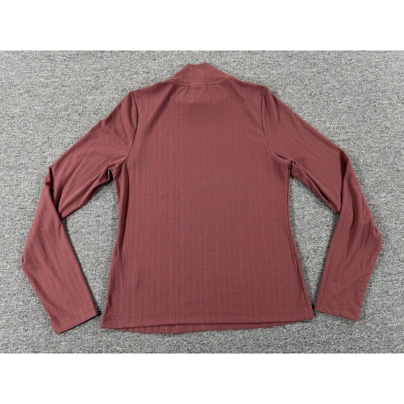 Varley Tops - Varley Shirt Womens Medium Astrid Fitted Long‎ Sleeve Variegated Rib Tee